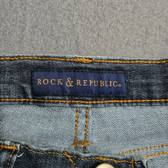 Rock & Republic Women 10 M Berlin Skinny Mid Rise Jeans - Picture 7 of 15
